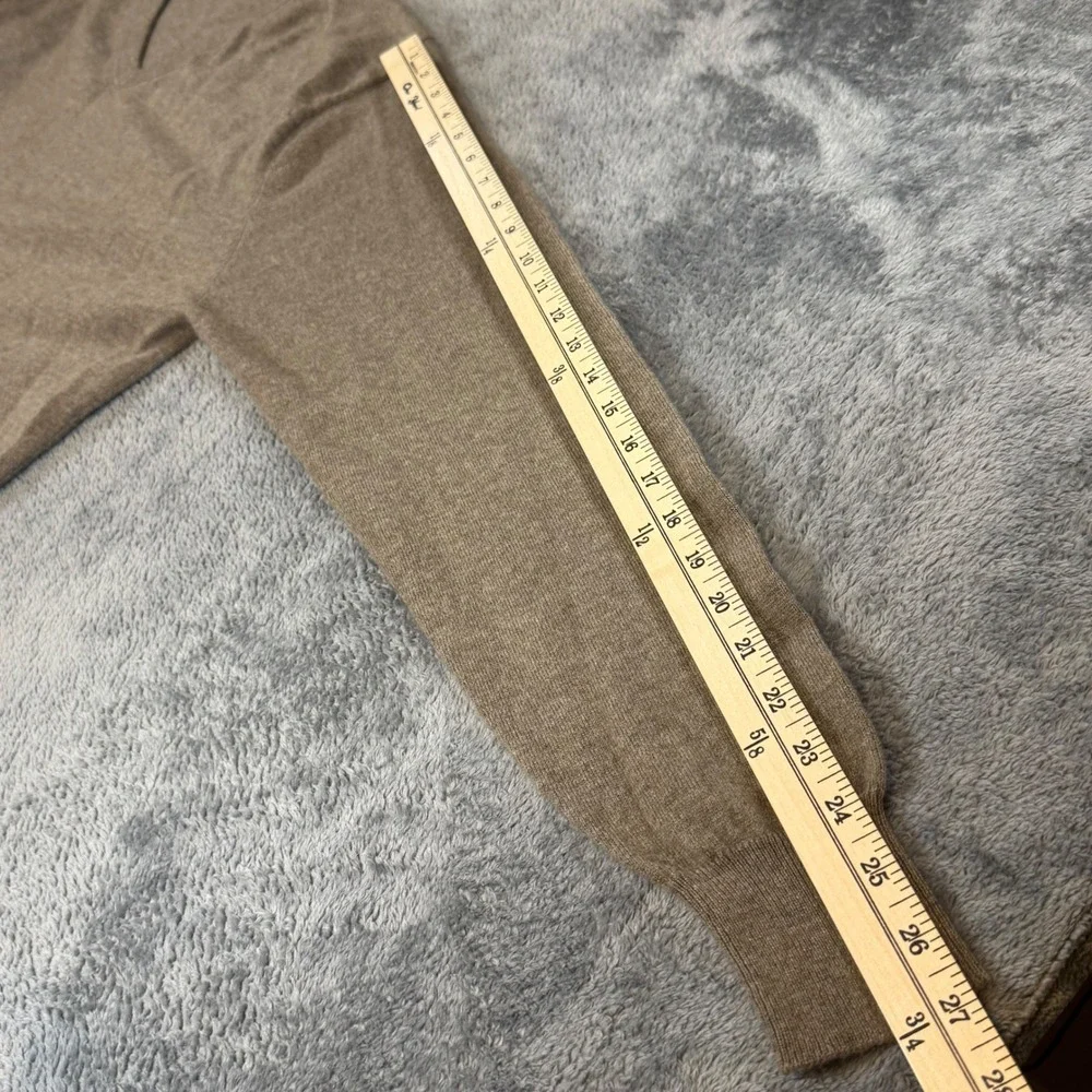 Reserve West Coast Patrick James 100% Cashmere V-Neck Sweater Mens 2XL Tan Brown